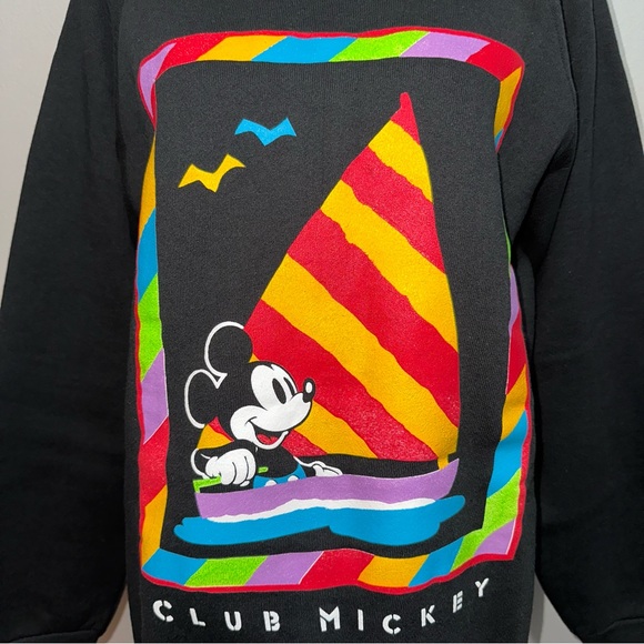 Vintage Club Mickey Pullover Sweatshirt - Picture 2 of 7